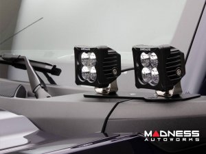 Ford Bronco Lighting Upgrade - ZROADZ - A-Pillar Quad Mount - 3in White & Amber LED Pods Ford Bronco Lighting Upgrade - ZROADZ - A-Pillar Quad Mount - 3in White & Amber LED Pods